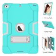 thumbnail image 1 of Case for iPad 6th Generation/iPad 5th Generation (9.7-inch, 2018/2017 Model), iPad Air 2 Case, Hybrid Shockproof Rugged Protective Cover for iPad 9.7 inch with Built-in Kickstand, 1 of 4