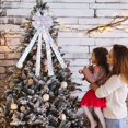 thumbnail image 3 of Christmas Tree Bow LED Ribbon Bows Christmas Tree Ornaments For Home Christmas Tree Wreaths Decoration, 3 of 8