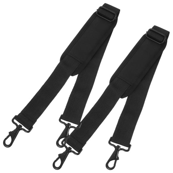 SHISUYAN 2 Pcs Professional Instrument Case Straps Shoulder Straps Shoulder Belts (Black)