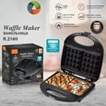 thumbnail image 3 of VR Bread Baking Machine 750W Sandwich Maker Compact Indoor Grill For Easy Breakfast Light Food Household Use, 3 of 3