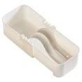 thumbnail image 1 of Expandable Drawer Organizer Adjustable Drawer Organizer Trays Drawer Dividers Organizers And Storage For Pens Makeup Utensils Tools Flatware And Junks White, 1 of 9