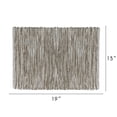 thumbnail image 2 of Fabstyles Shadows Cotton Placemats Set of 4 Machine Washable Thick Rustic Cloth Table Mats Perfect for The Kitchen, Dining, Coffee, Patio, Outdoor Tables, 2 of 3
