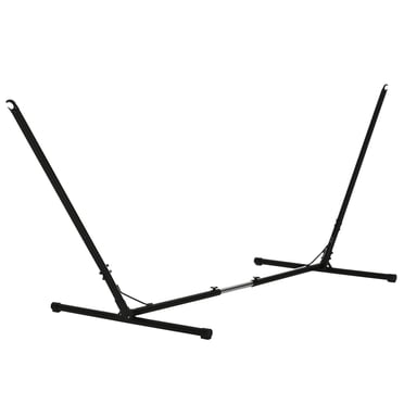 Outsunny Support de Hamac Ajustable, Noir