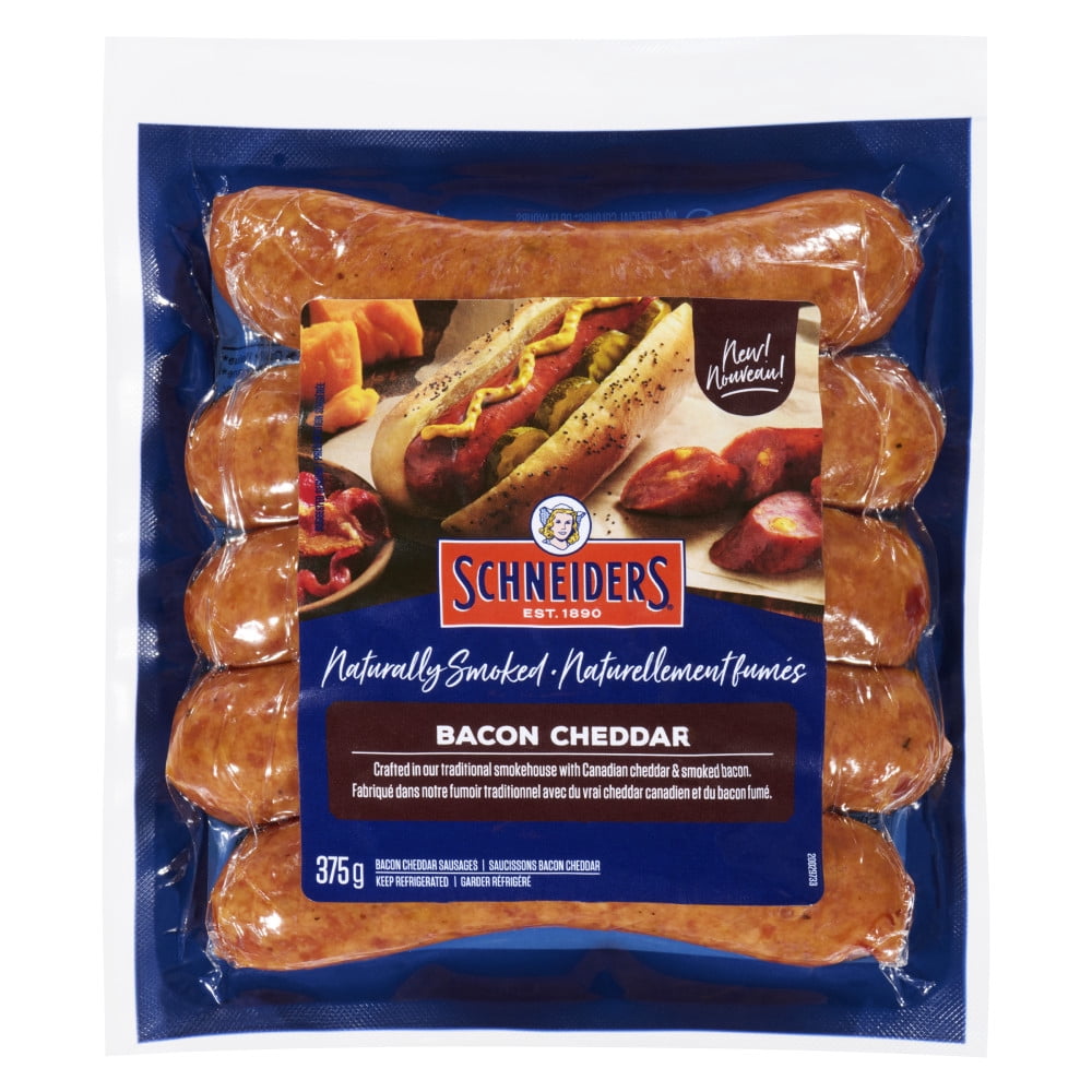 Schneiders Saucissons fumés bacon cheddar 375 g