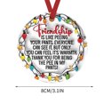 thumbnail image 3 of LSLJS Christmas Ornaments - Acrylic Christmas Pendant Round Religious Hanging Ornaments for Christmas Tree Christmas Decorations for Home Holiday Decor Festive Orname, 3 of 5