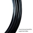 thumbnail image 4 of Aluminum Wire Thickness Bendable Wires Bike Easy to Use Use Aluminum Handy Installation Durability Rust-proof for Crafts DIY black, 4 of 8