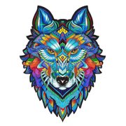 Yeacher Lion Abnormity Wooden Puzzle Irregular Sereoscopic Animal Flat Plaything Wooden Puzzle