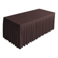 thumbnail image 2 of Jupe de Table en Polyester / Housse de Table de Banquet / Nappe de Conférence / Jupe de Table Résistante aux Plis pour Décoration de Mariage, Fête et Mise en Place d'Événements, 2 of 6