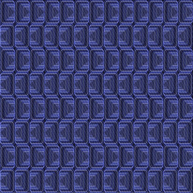 Ahgly Company Machine Washable Indoor Square Transitional Royal Blue Area Rugs, 7' Square