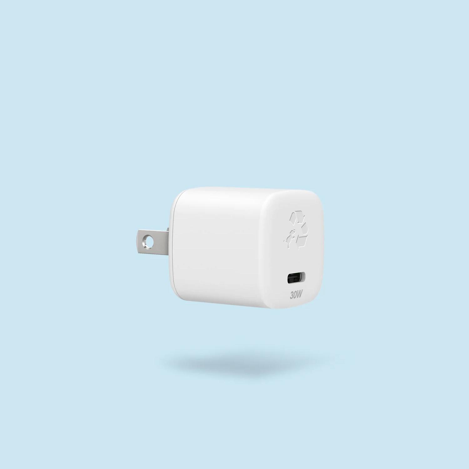 Nimble Chargeur Mural 30W GaN Blanc
