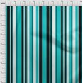 thumbnail image 3 of oneOone Viscose Chiffon Turquoise Blue Fabric Stripes Sewing Craft Projects Fabric Prints By Yard 42 Inch Wide-YPZ, 3 of 4