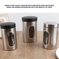 thumbnail image 4 of 3 Piece Canisters Sets For The Kitchen, Kitchen Jars With See Window, Airtight Coffee Container Tea Organizer & Sugar Canister, Kitchen Canisters Kitchen Decor, 4 of 8