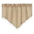 thumbnail image 2 of Xihbxyly Solid Color Curtain Triangle Curtain Door Curtain Kitchen Curtain Rod Curtain Pocket Curtain Suitable for Decoration of Kitchen Living Room Coffee and Bedroom Window Curtains, 2 of 7