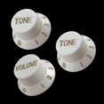 thumbnail image 3 of TISHITA 1 Volume et 2 Tonalités Boutons de Commande pour Guitare Électrique ST Sq Blanc, 3 of 7