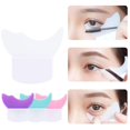 thumbnail image 3 of Eyeliner Template Silicone Eye Makeup Stencils Eyelash Baffle Eyebrow Pads Guard Shield, 3 of 8