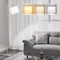 thumbnail image 1 of Floor Lamps for Living Room with Color Temperatures LED Bulb Standing Lamp Tall with Adjustable Shade Tall Lamps for Bedroom Office Classroom Dorm Room Apartment W Bulb Includ, 1 of 7