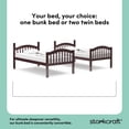 thumbnail image 4 of Storkcraft Long Horn Twin over Twin Bunk Bed, 4 of 15