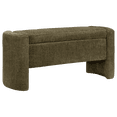 thumbnail image 1 of Ottoman de rangement rembourré Bouclair vert, 1 of 7