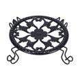 thumbnail image 3 of Herwey Flower Pot Stand Black Elegant Light Weight Stable Wrought Iron Plant Riser, 3 of 8