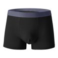 thumbnail image 2 of B91xZ Boxers pour Hommes en Coton Extensible, Noir TG, 2 of 3