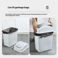 thumbnail image 4 of Poubelle de Cuisine, Couvercle Basculant en Plastique, Étanche, Rangement Polyvalent, 4 of 8