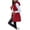 #0151-Red, variant on Pounoo Long Puffer Vest Women Winter Warm Long Quilted Sleeveless Jackets with Pockets Fall Fashion Zip Up Puffy Coat Outerw ear