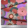 thumbnail image 3 of Soimoi Rayon Fabric Flower Artistic Print Fabric by the Yard 42 Inch Wide, 3 of 3