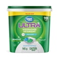 thumbnail image 1 of Great Value Ultra Dishwasher Detergent Pacs, 90ct, 1 of 3