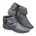 thumbnail image 4 of EGNMCR Bottines pour Femmes Bottes Décontractées Plates Rétro à Fermeture Éclair pour Femmes Fermeture Éclair Latérale Bout Rond Bottes Chaussures, 4 of 4