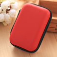 thumbnail image 1 of BUYISI Usb Storage Bag Holder Portable Data Cable Headset Organizer Accessory Red, 1 of 7