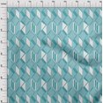 thumbnail image 3 of oneOone Polyester Lycra Fabric Parallelogram & Triangle Geometric Print Fabric By Yard 56 Inch Wide, 3 of 4