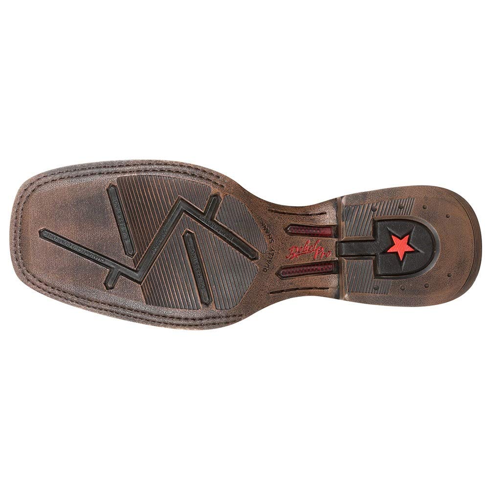 Durango Men's Rebel Pro Crimson Western Boot Square Toe