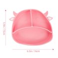 thumbnail image 3 of 1Pc Silicone Children Food Service Plate Suction Food Plate Household Dish, 3 of 4