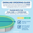 thumbnail image 2 of Swimline Hydrotools Silver King Winter Cover for 18 Ft Above Ground Round Pools, 2 of 7