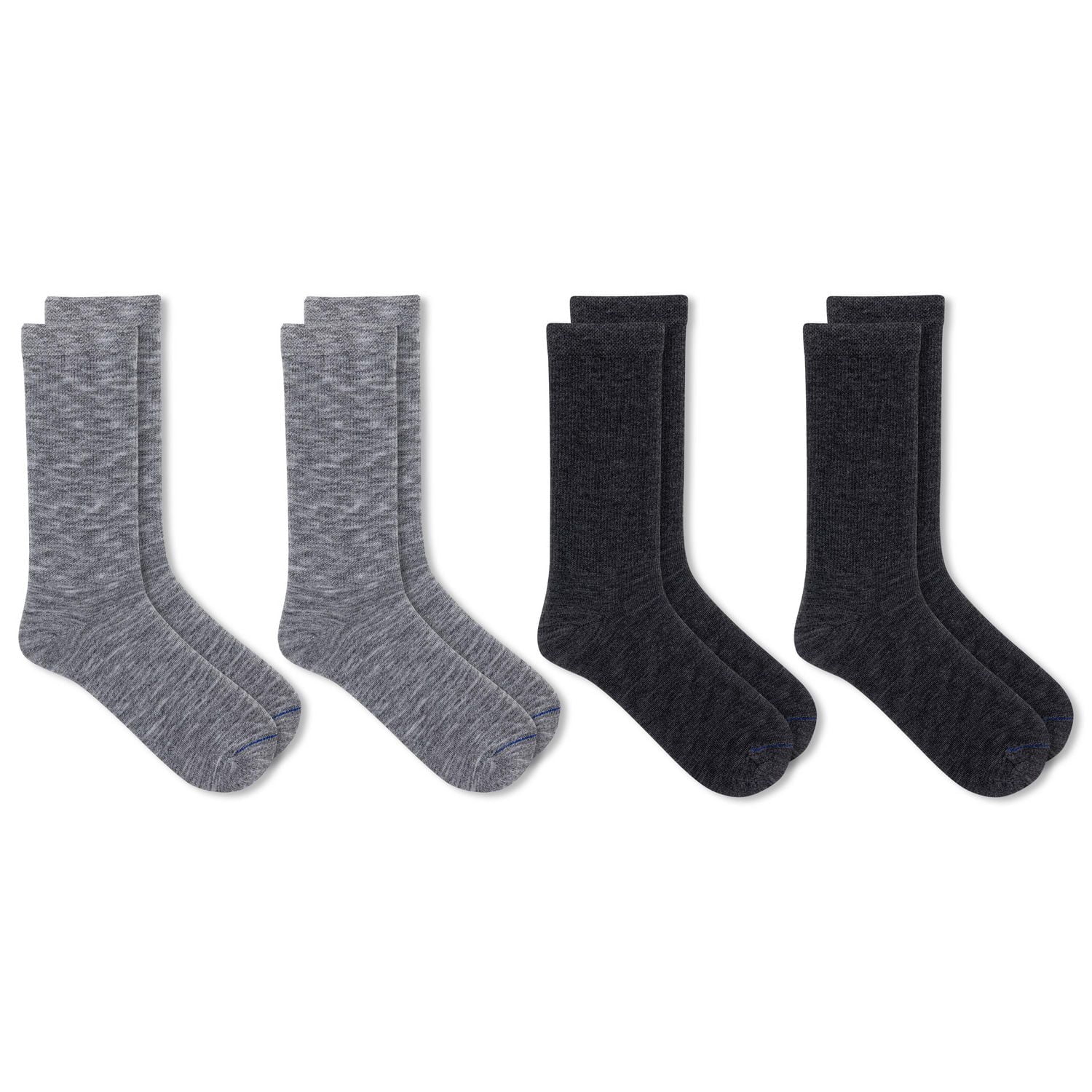 Dr. Scholl's Chaussettes diabétiques pour dames - 4 Paires - doux, haut non-contraignant avec technologie regulatrice de temperature