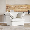 thumbnail image 2 of Sodrens Modular Sectional Sofa,Modern Linen Fabric Couch Free Combination Sofa,1-Seat Single Sofa for Living Room,White, 2 of 10