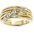 thumbnail image 1 of 14k Gold 1/2ct Fancy Womens Right Hand Diamond Ring, 1 of 4