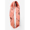 thumbnail image 2 of Bimba Orange Quotes Text Pure Silk Printed Head Bandanas Summer Neck Wrap Scarf 40 x 40 Inches, 2 of 6