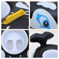 thumbnail image 4 of Whale Shark Baby Swimming Ring with Handle Inflatable Swimming Aid with PVC Swimming Seat for Baby Kids, 4 of 9