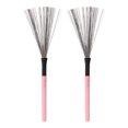thumbnail image 1 of Brosse à Tambour, Brosse à Tambour Portable Structure Robuste pour Jouer Rose, 1 of 8