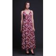 thumbnail image 2 of Bimba Robe Longue d'Été Sans Manches à Imprimé Teinture sur Nœuds Décontractée de Plage à Fleurs pour Femme - Petit, 2 of 6