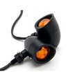thumbnail image 1 of Krator Motorcycle 2 pcs Black Amber Turn Signals Lights Compatible with Victory Cross Roads Jackpot, 1 of 6