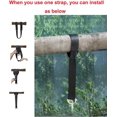 thumbnail image 2 of Welded Swing Hanger Kit For Quick And Easy Mounting Of Swing Hangers On Trees 2 Straps And Carabiner, Perfect For Swing Hammocks, 2 of 5