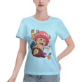 thumbnail image 1 of Women's Basic Short Sleeve T-Shirt One Piece Chopper, 1 of 6
