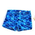 thumbnail image 2 of MIASHUI Maillot de Bain Garçon Short de Surf Imprimé, Bleu, 3-4 Ans, 2 of 8