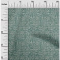 thumbnail image 2 of oneOone Georgette Viscose Dark Teal Green Fabric Abstract Line Sewing Craft Projects Fabric Prints By Yard 42 Inch Wide, 2 of 4