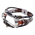 thumbnail image 1 of Wweixi Vintage Ethnic Bracelet High Compatibility Easy To Install Wide Application Replacement Bracelet Brown silver, 1 of 6