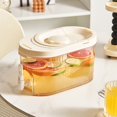 thumbnail image 1 of Drink Dispensers with Faucet Lid 1 Gallon Juice Jug Dispenser with Filter Heat Resistant Cold Kettle Dispenser Leakproof Beverage Dispenser Reusable Drink Dispenser Container, 1 of 10