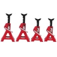 thumbnail image 2 of Jack Stand 6 Ton 3 Ton Car Jack Stand Metal Jack Stand for D90 Axial Wraith SCX10 1/10 RC Crawler Car, Adjustable Height Simulation Jack Stands Nice Accessory for RC Model Car, 2 of 7