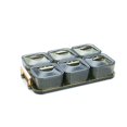 thumbnail image 2 of CHUANK Home Storage & Organisation Fruit Tray Clear Snack Display Tray Candy Snack Tray Nut And Dried Fruit Storage Box Snack Tray For Kitchen And Party Food And Pantry Organization, 2 of 9